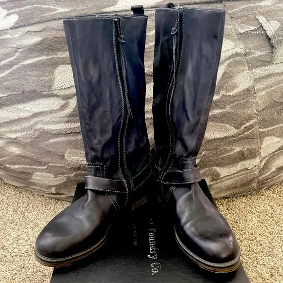 Vintage Foundry Leather boots size 10 Men main image 2